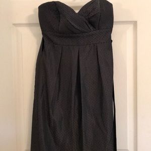 Gray Strapless dress